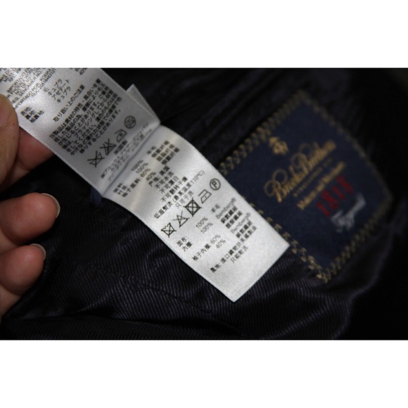 Brooks Brothers 1818 Fitzgerald Black Striped 2-Btn Wool Suit Made in USA 39L33W - Picture 11 of 15